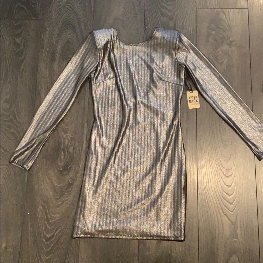 Women’s metallic dress new with tag